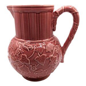 Summer Terrace Lenox Pink Pitcher, 8" Tall x 7 1/2" Widest including Handle